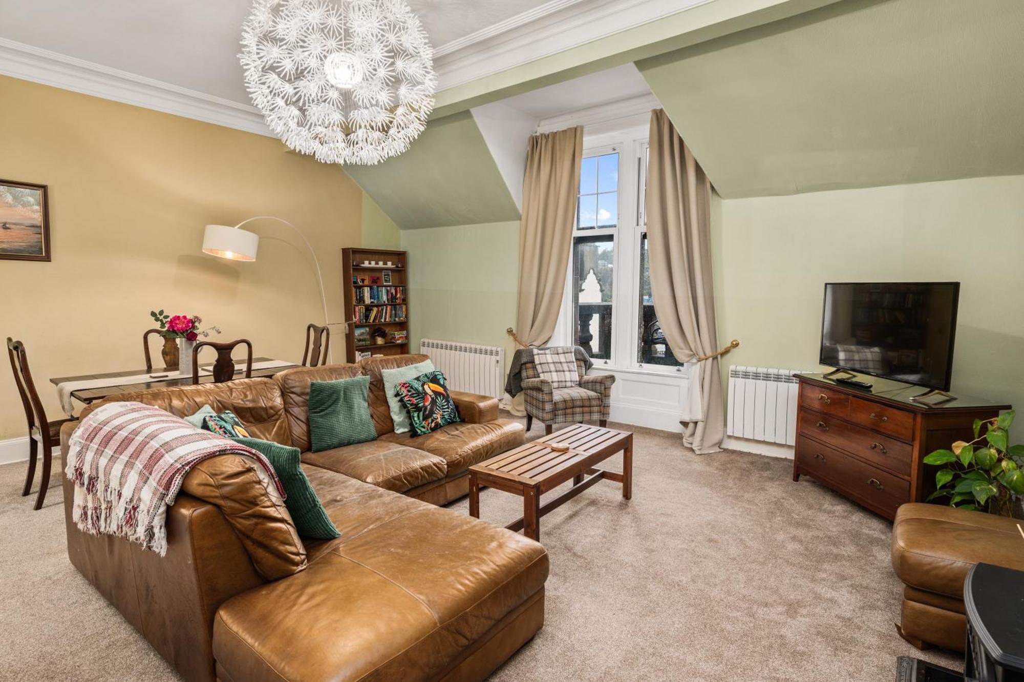Panoramic Sea Views - Stunning 3Bd Apt & Balcony Oban Kültér fotó