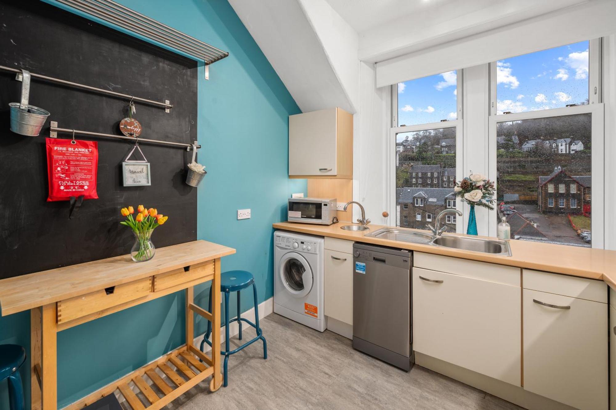Panoramic Sea Views - Stunning 3Bd Apt & Balcony Oban Kültér fotó